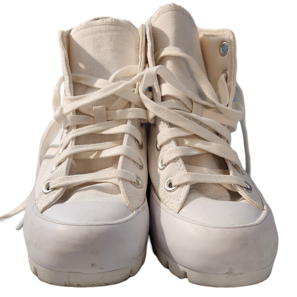 HP! Converse white platform shoes - Picture 5 of 9